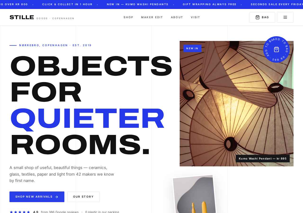 STILLE — live site preview